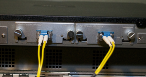 Picture of the 10GbE Adapters installed and Cabled
